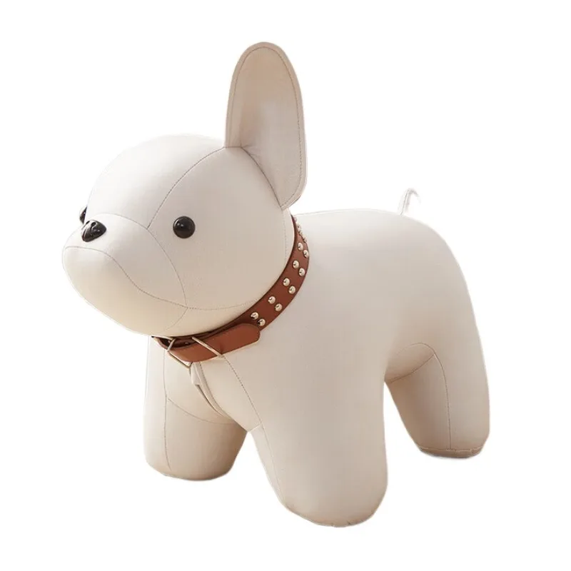 

Animal modeling children's creative shoe changing stool living room ornament