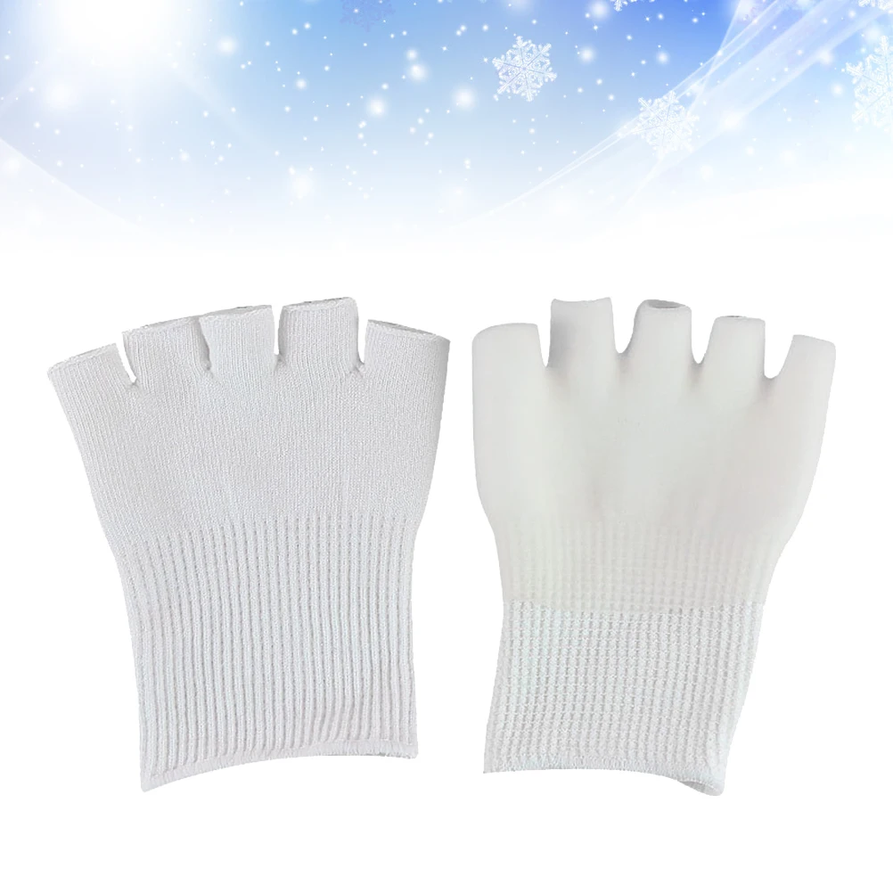 

1Pair Five Toe Gel Socks Premium Fabric Anti Slip Design Soft Comfortable Foot Care Supplies Women Girls Five Toe Gel Socks