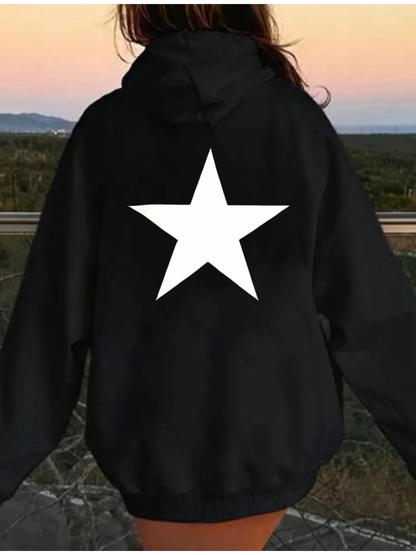 

Men's and Women's Plus Size Printed Top, Loose Casual, Soft, Comfortable and Breathable, Outdoor Sports Loose Pullover Hoodie