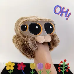 Cute Little Spider Baby Soft Plush Toys Big Eye Cartoon Animal Plushie Kid Love Stuff Doll Room Decor Birthday Gift for Children