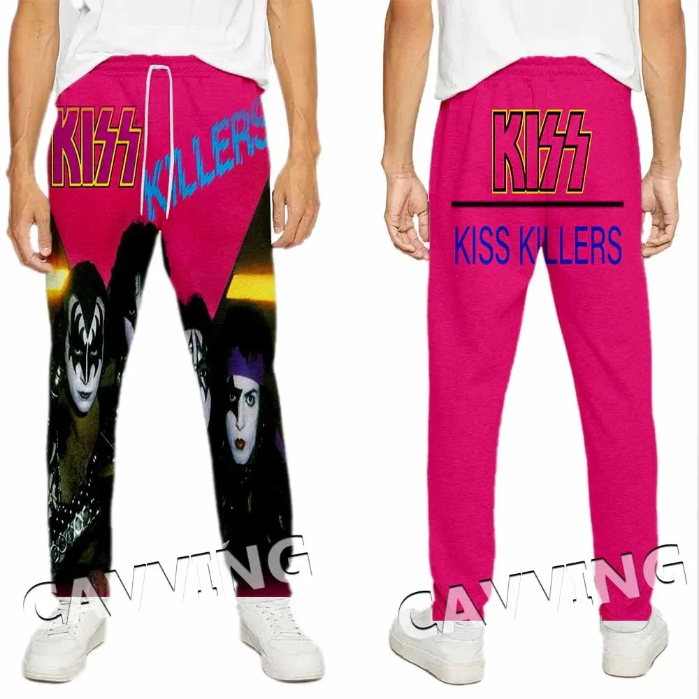 New Fashion 3D Print  KISS BAND  Casual Pant Sport Sweatpants Straight Pants Jogging Pants Trousers for Women/Men  KK2