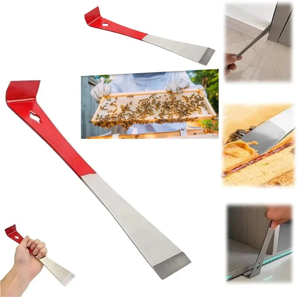 Beekeepers Heavy Duty Scraper and Frame Lifter Combo Best Paint Scraping Tool Bee Hive Frame Lifter 9 Inch Steel Hive Tool
