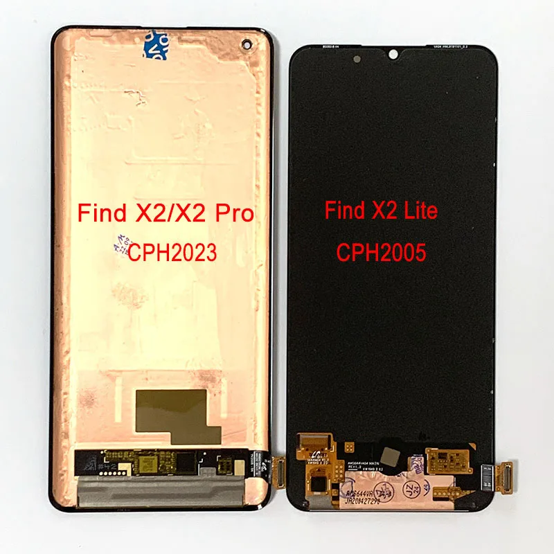 Original For Oppo Find X2 Neo LCD CPH2009 Find X3 X3pro LCD Display Screen+Touch Panel Digitizer For Find X2 Lite X2 Pro Display