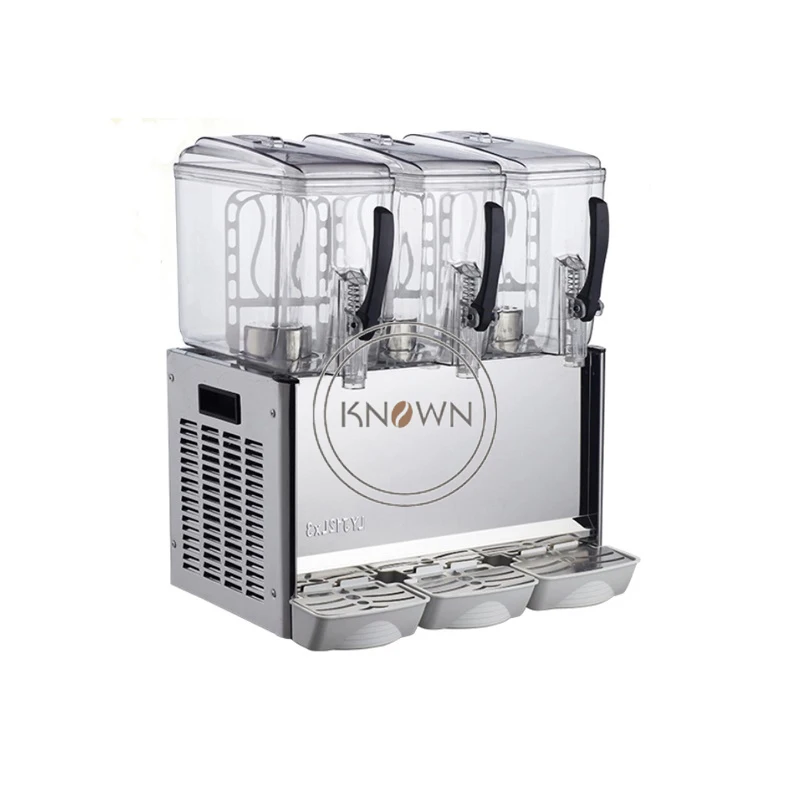 Free shipping high quality juice machine 3 cylinders stainless steel hot and cold dual control machine for small coffee shop