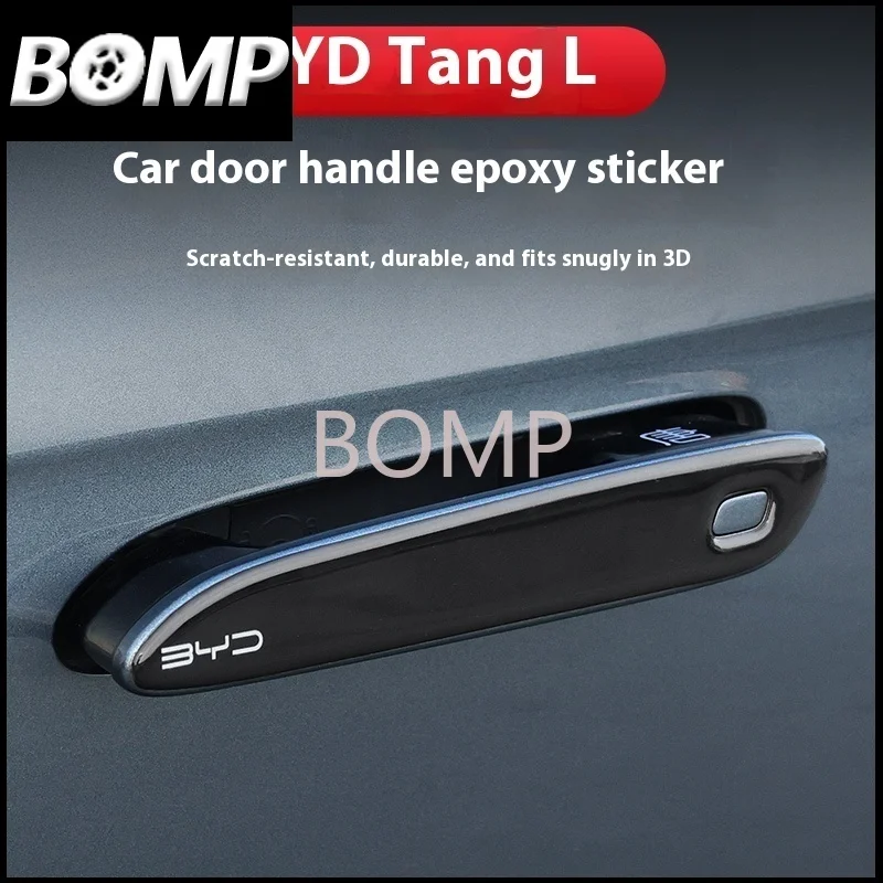 BOMP Fit For BYD Sealion 8 Tang L Dmi/P Car Door Handle Sticker Modification Special Drip Glue Handle Protection Anti-Scratch