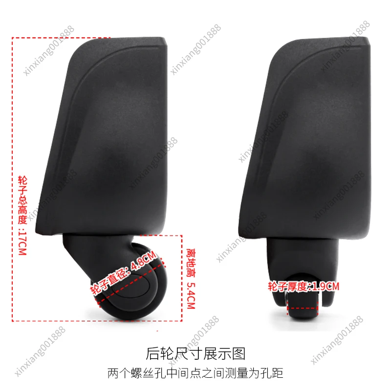 For Tourister 8066 Luggage Wheels, Universal Replacement Spinner Wheels, Suitcase Silent Durable Caster Repair Parts
