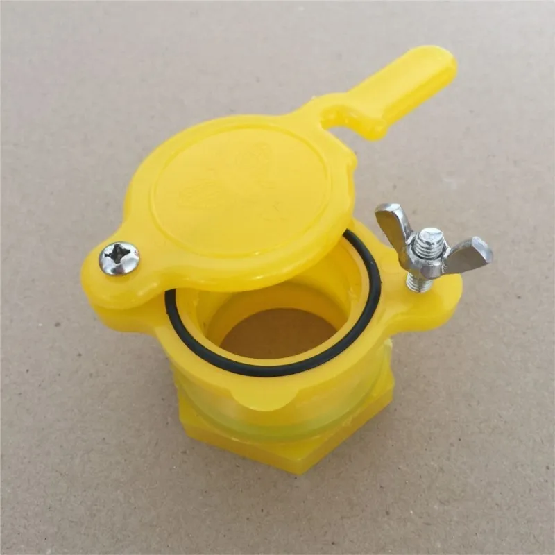 Honey Shake Machine Honey Gate Valve Plastic Yellow Beekeeping Tools Extracting Bottling Hive