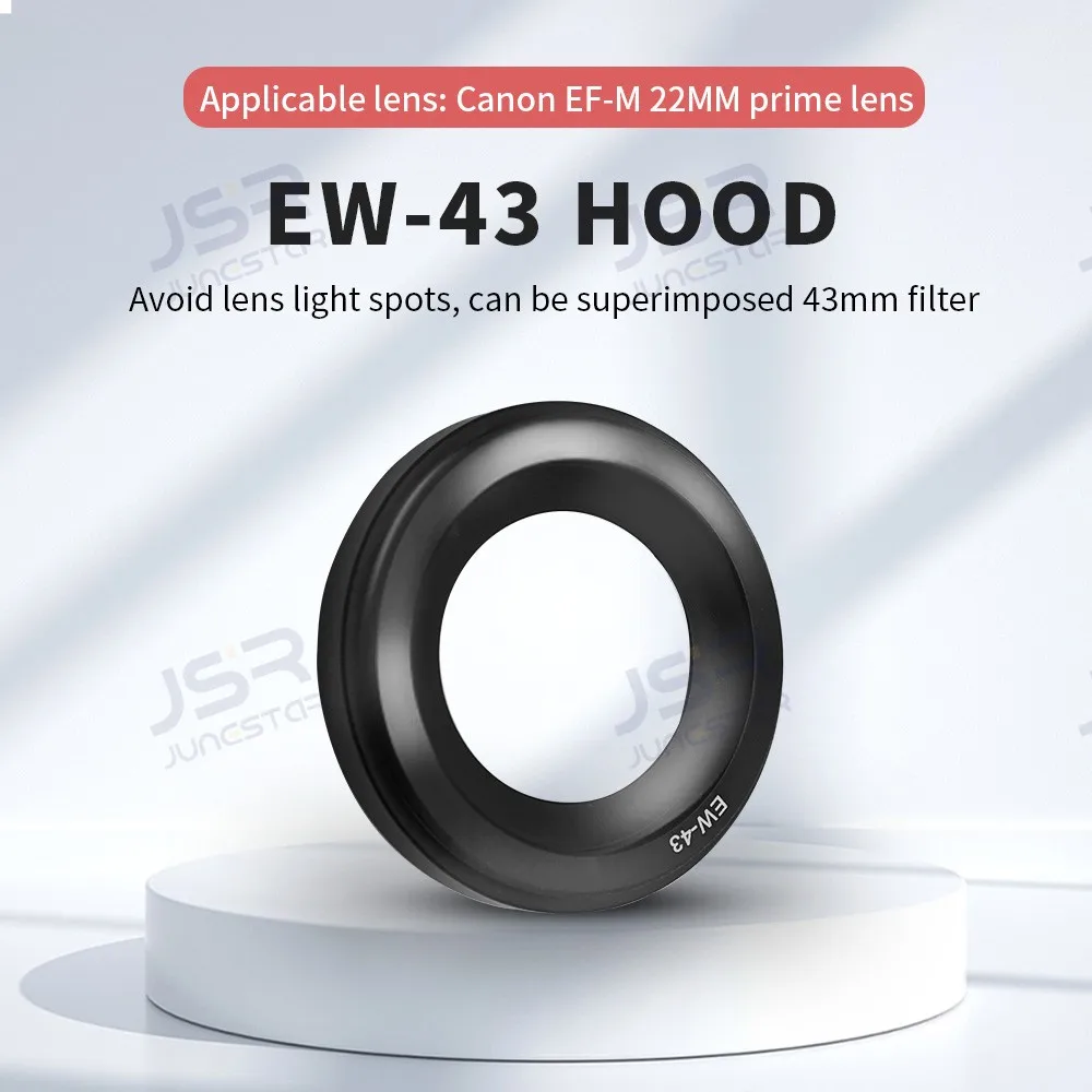 Подходит для беззеркальной камеры Canon EW-43, световой экран 22 мм f2 STM M3, объектив EF-M с фиксированным фокусом 22 мм.