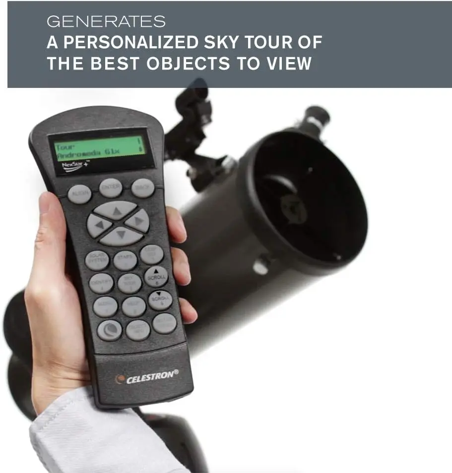 130SLT Computerized Telescope Compact and Portable Newtonian Reflector Optical Design SkyAlign Technology - Computerized