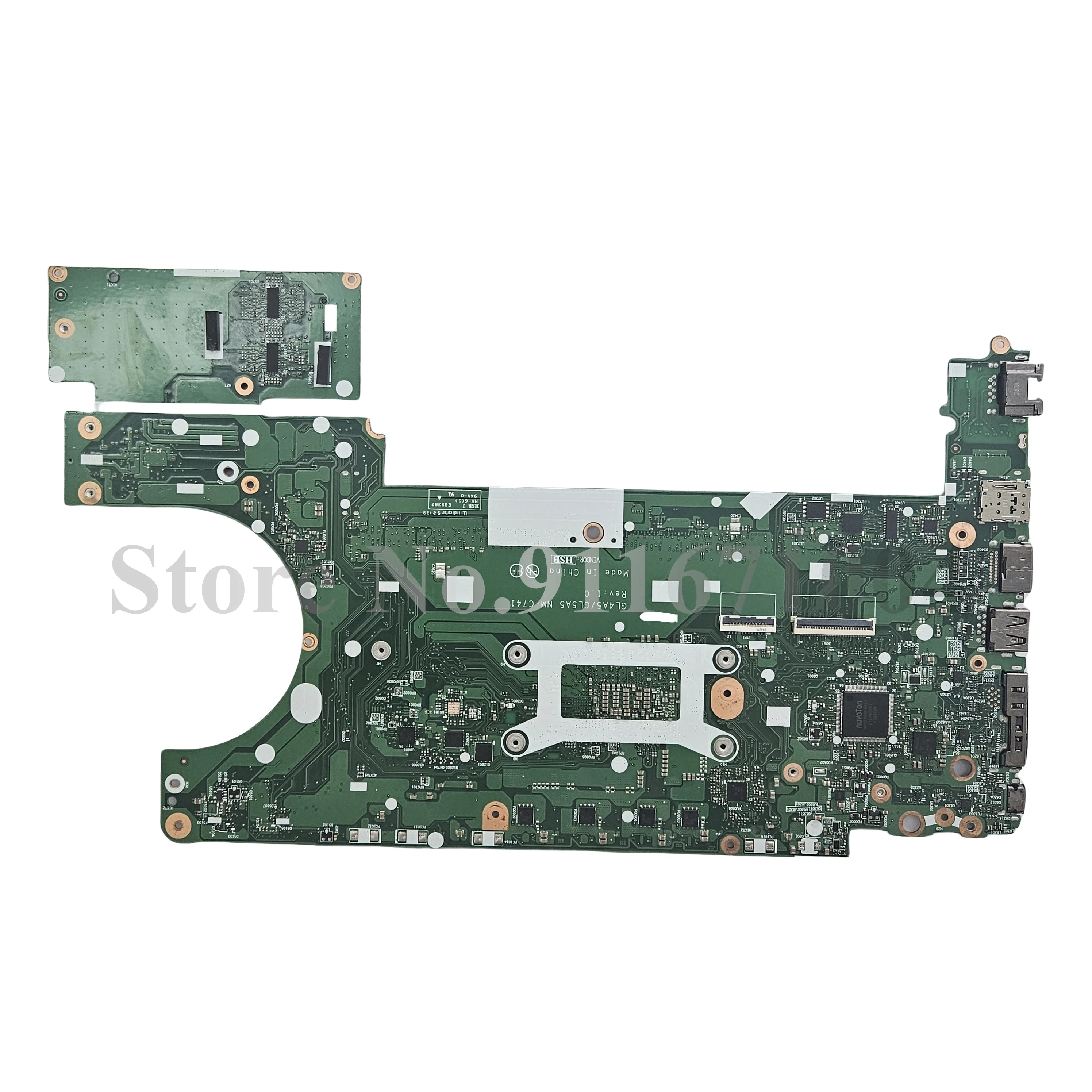 Imagem -02 - Placa-mãe para Laptop Lenovo Thinkpad L14 L15 Amd Nm-c741 Cpu R34450u R5-4500u R5-4650u R7-4750u Fru: 5b20w77588 5b20w77606