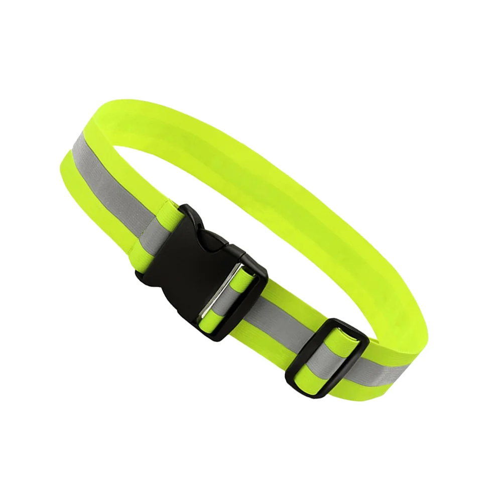 

Sports Highlight Waistband Stretchable Elastic Reflective Belt for Night Riding Running (Fluorescent Yellow)