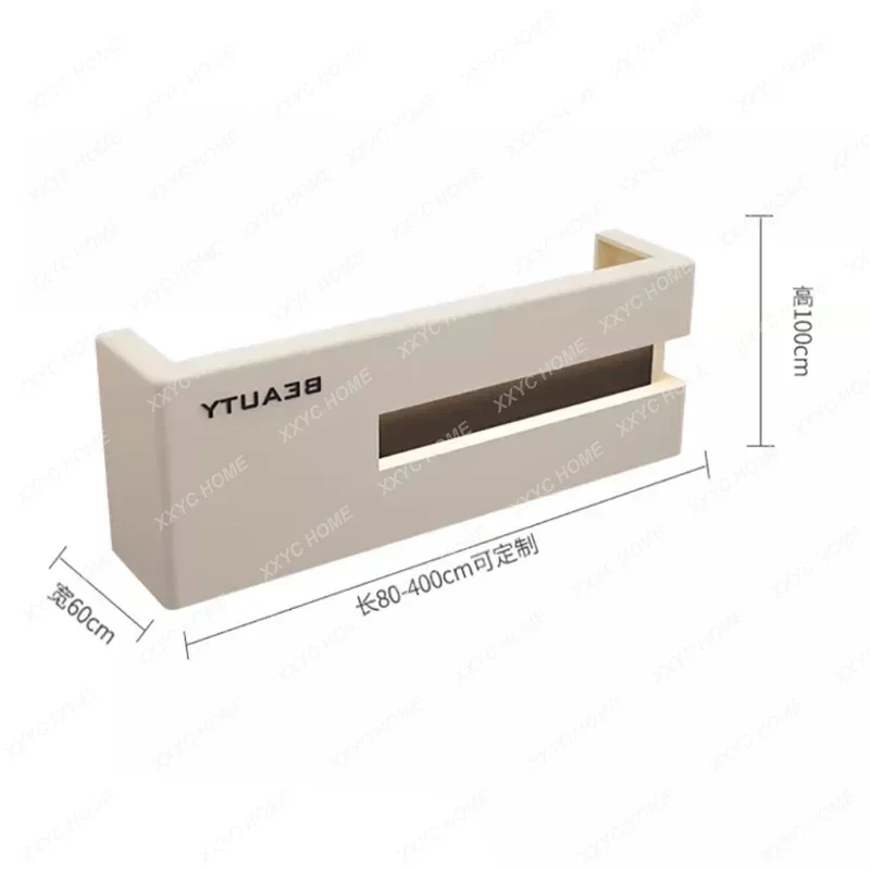 

Y Современный дизайн Стойки регистрации Декор Роскошная простая стойка регистрации Красота Дисплей Bancone Bar Profess9% Коммерческая мебель