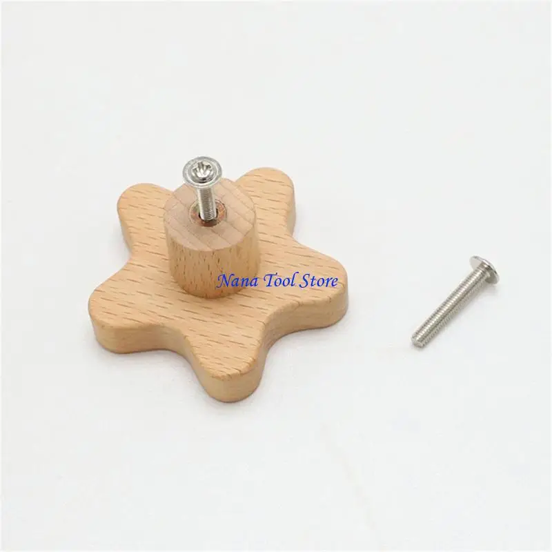 31GJ Cupboard Furniture Drawer Pulls Handles with Screws for Wardrobe Dresser