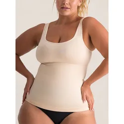 Kadın Shapewear Tops bel eğitmen karın kontrol vücut şekillendirici şekillendirme tankı Cami üst zayıflama iç çamaşırı dikişsiz sıkıştırma