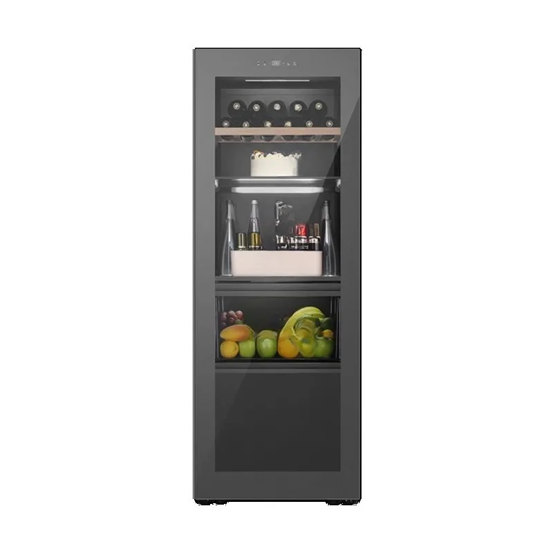 

Ice Bar Household Beverage Cabinet Office Wine Tea Cabinet Fruit Fresh-keeping Cabinet Freezer Refrigerator