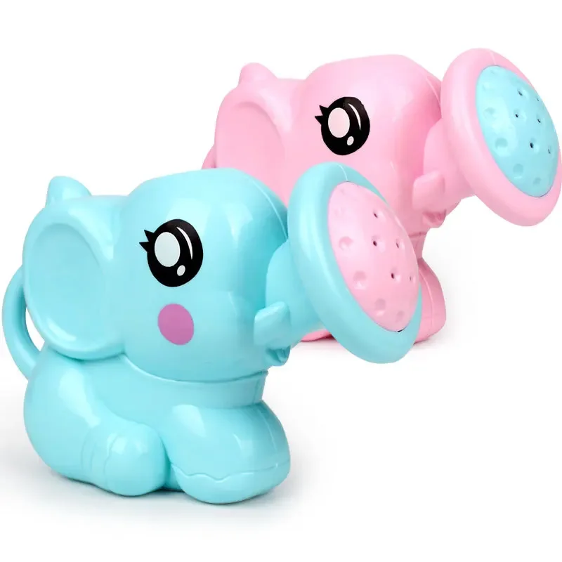 Bambini elefante annaffiatoio giocattoli da bagno bambini Cute Baby Cartoon plastica bagno doccia strumento giocattoli d'acqua per i bambini