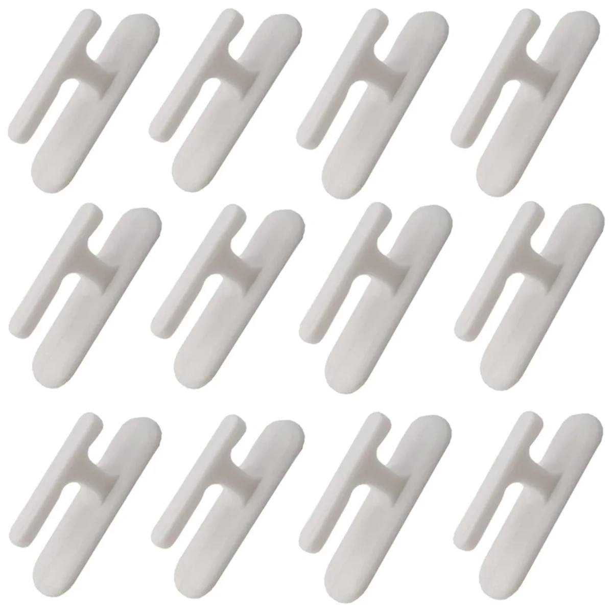 12PCS Safety Blind Wire Hook Adhesive Blind Wire Bracket Window Wire Bracket No Punching Curtain Fixed Wall Hook