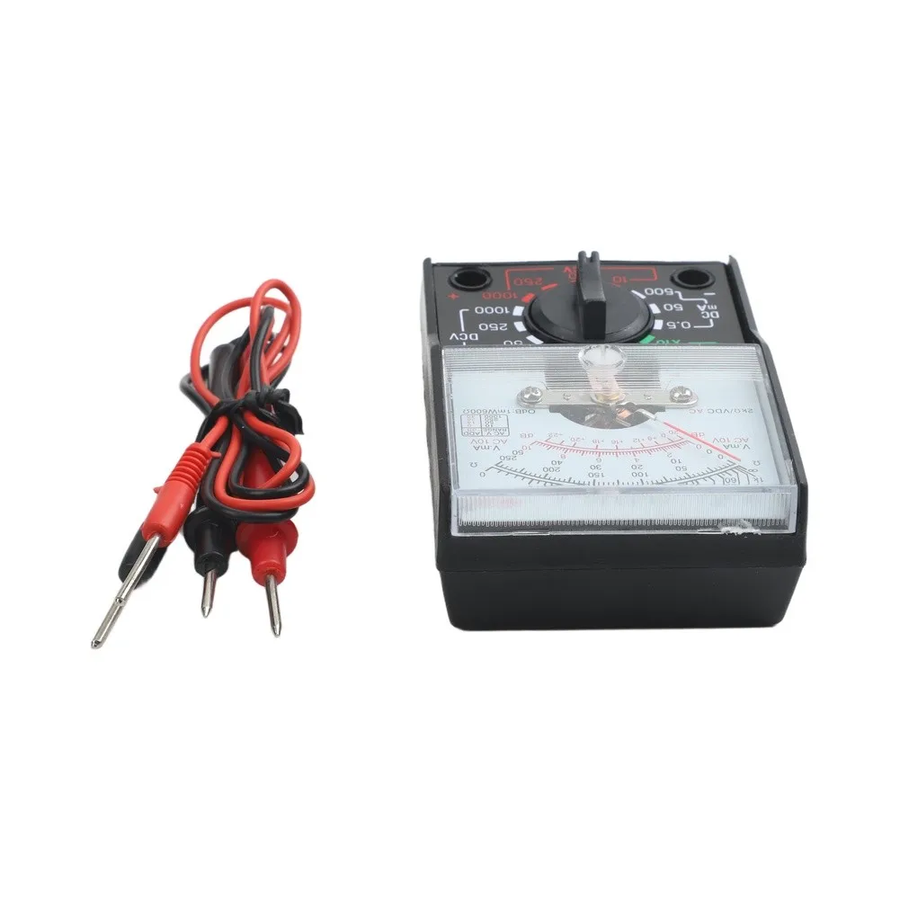 Compact Design Analog Multimeter Tester 110A Ohmmeter x10/x100/x1K AC/DC Voltage and Current Made of Materials