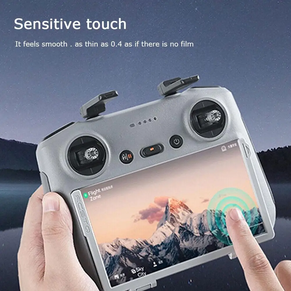 1pcs For Dji Mini 4pro Rc2 Film Screen Protector Hardness Anti-Scratch Screen Film RC 2 Remote Controller Accessories