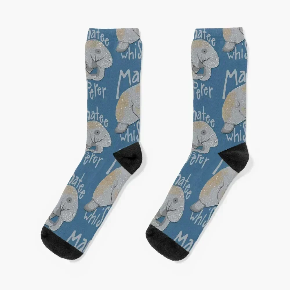 

Manatee Whisperer Socks designer brand funny sock anti slip football Stockings man Socks Women's Men's