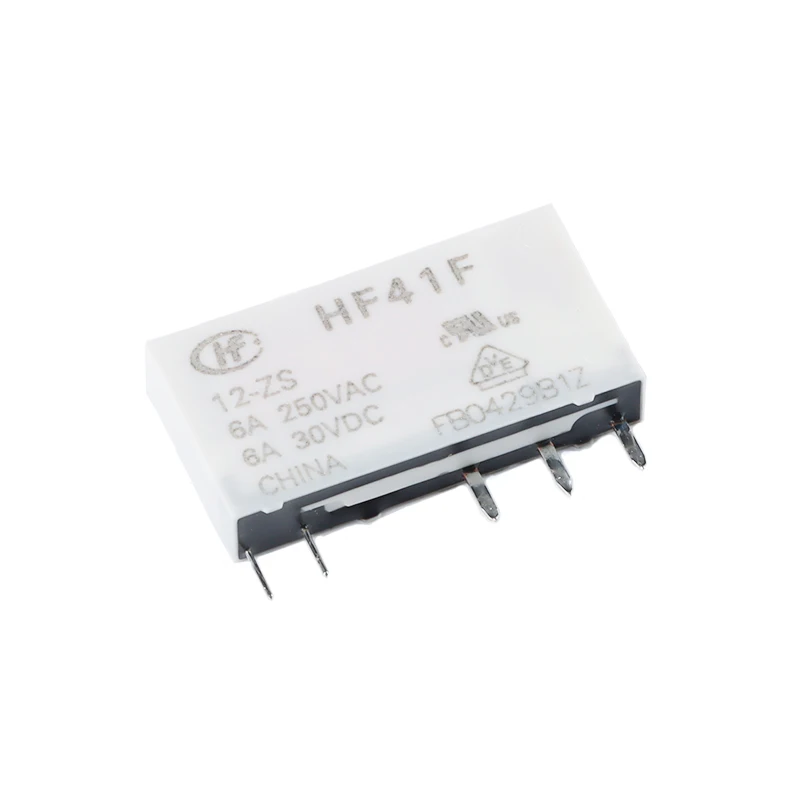 2Pcs 41F HF41F Industrial Relay Subminiature Power Relay HF41F-24-ZS  HF41F-12-ZS HF41F-5-ZS HF41F-5-HS HF41F-12-HS HF41F-24-HS