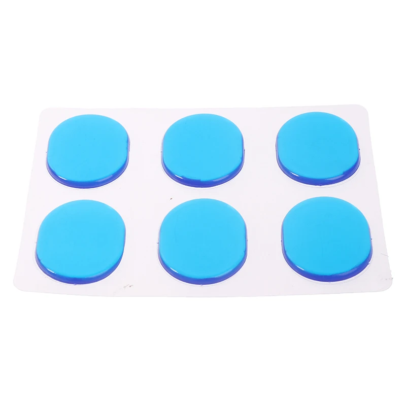 6 قطعة/ورقة قطع طبل المثبط جل منصات سيليكون الطبول كاتم الصوت للطبول لهجة التحكم قرع أداة الملحقات #2