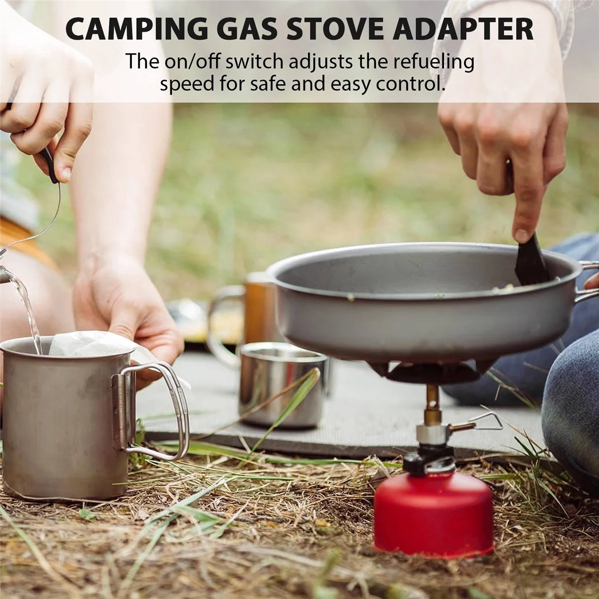 Conversion Adapter Camping Gas Stove Adaptor Valve Canister Gas Convertor Shifter