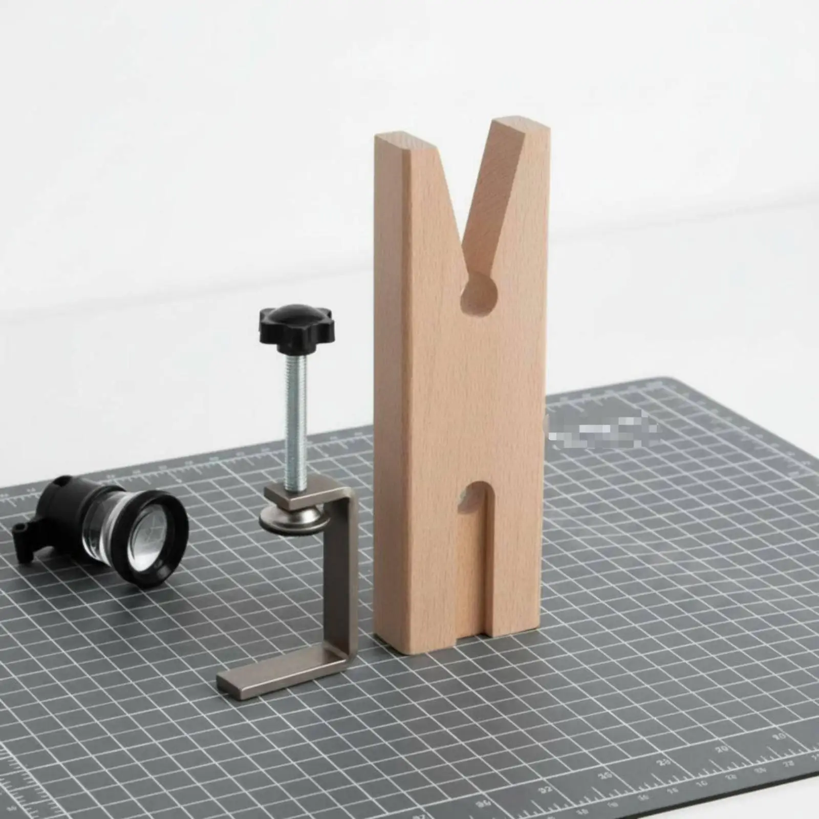 Wooden Bench Pin Clamp Set Jeweler Tooling Jewelry Making Tools Workbench Clamp for Metalwork and Small Part Holding