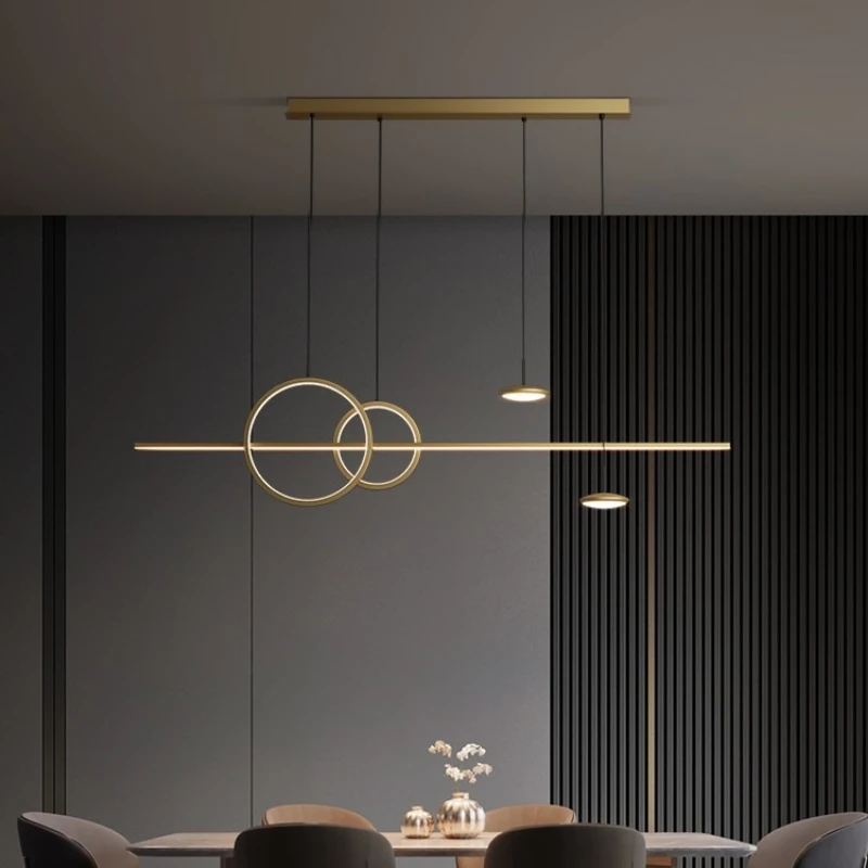 

Современные Роскошные Простые Золотые Люстры Черное Освещение Гостиная Столовая Домашний Декор Подвесной Светильник Ресторан Остров Бар Светильник