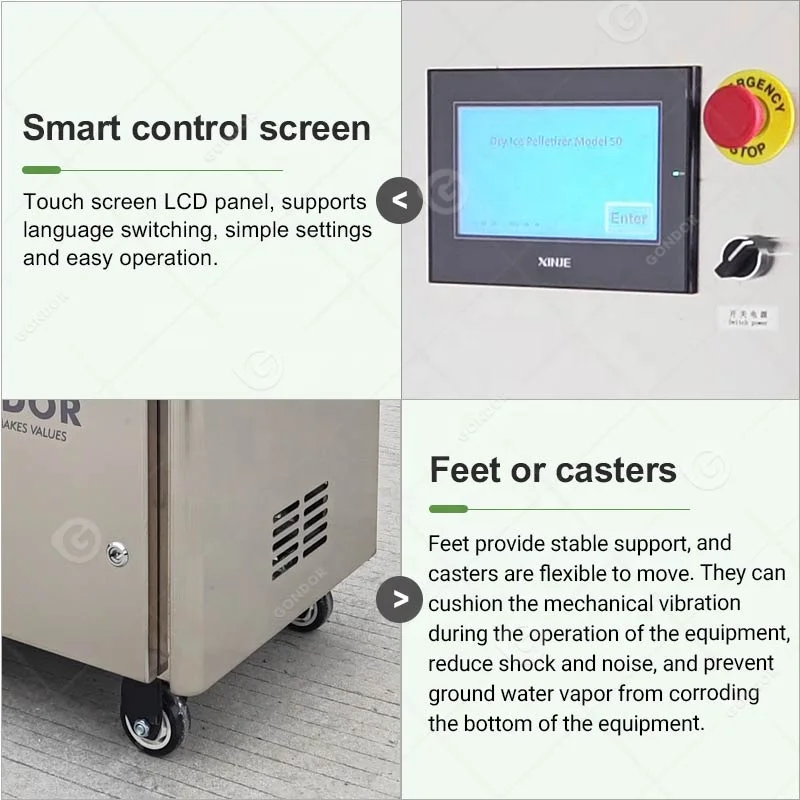 رائجة البيع مولد Co2 المحمولة المهنية Pelletizer مكعب جعل بيليه الجاف الجليد B الصحافة صانع آلة 3 مللي متر