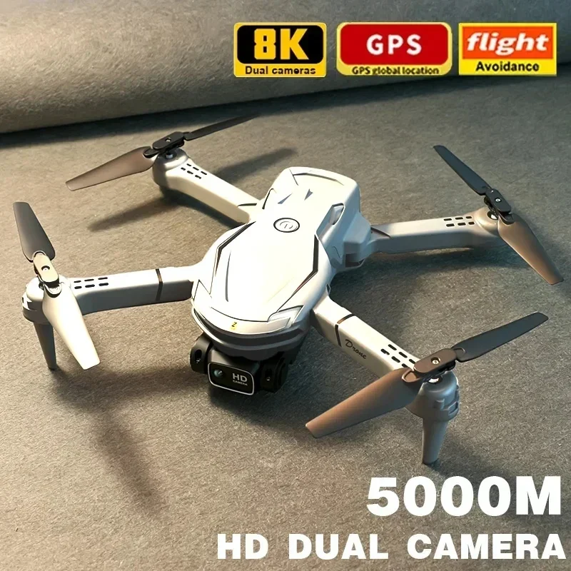 V88 드론 8K 전문 HD 듀얼 카메라 5G GPS 장애물 회피 사진, 광학 흐름 접이식 장난감 UAV 1000M, 신제품