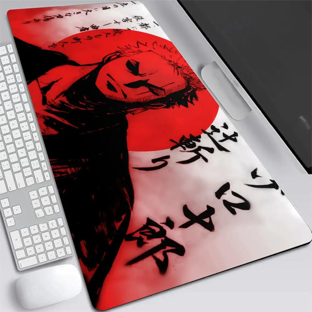 

O-One Piece R-Roronoa Zoro Large Gaming Laptop Computer Desk Mat Mouse Pad Mouse Mat Notbook Mousepad Gamer for PC Desk Pad30x80