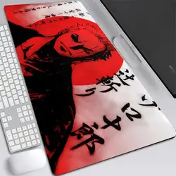 O-one piece r-roronoa zoro mouse pad para laptop, grande mouse pad do jogo, notepad, notepad para pc, tamanho 30x80