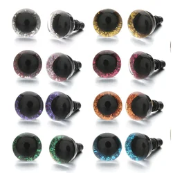 5Pairs Plastic Doll Eyeball Glitter Crystal Doll Eyes Accessories Bear Animal Puppet Stuffed Toys Parts Plush Safety Eyes For To