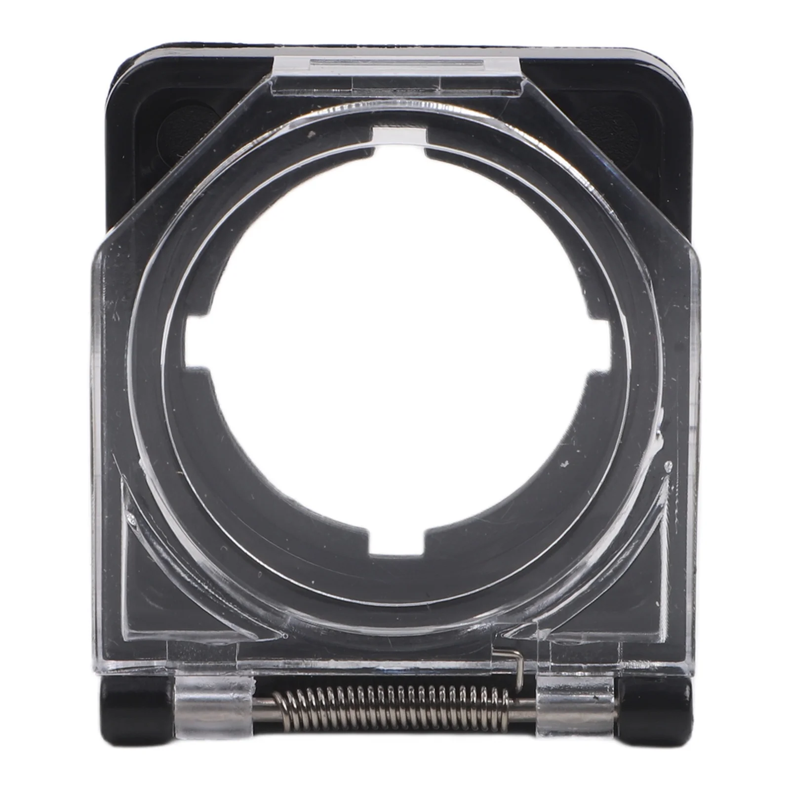 2PCS Protective Cover for 22mm Push Button Switches with High-Rise Transparent Design and Tool-Free Installation