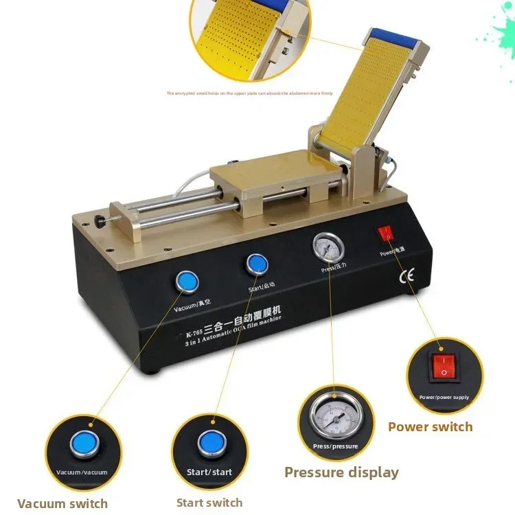 Mobile phone screen automatic laminating machine Universal 5-inch LCD dry adhesive