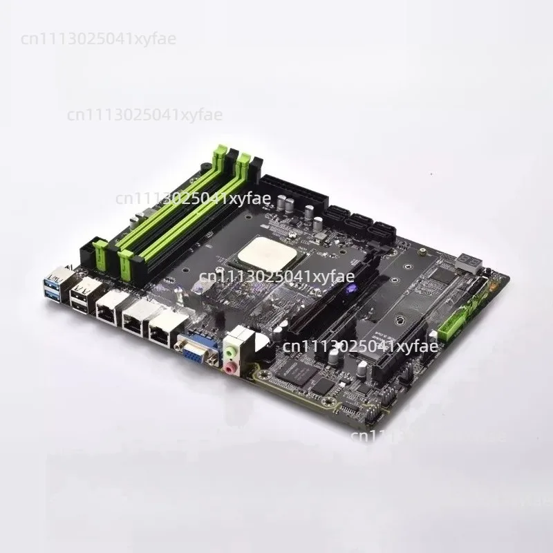 Материнская плата для NAS-сервера с двумя портами 2.5G Ethernet, интегрированной графикой и низким энергопотреблением для виртуализации