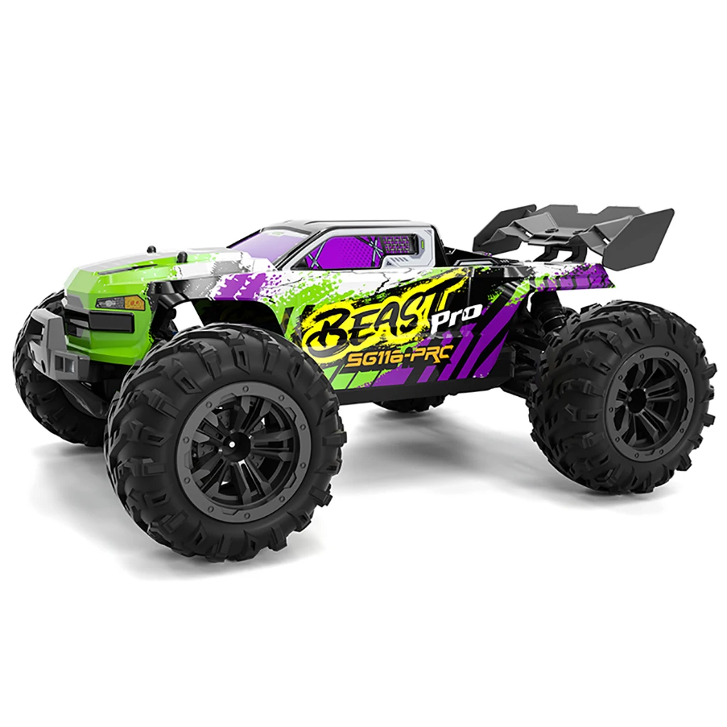 SG116MAX/SG116PRO 1:16 80KM/H 4WD RC Car With LED Remote Control Cars High Speed Drift Truck for Kids vs Wltoys 144001 Toys