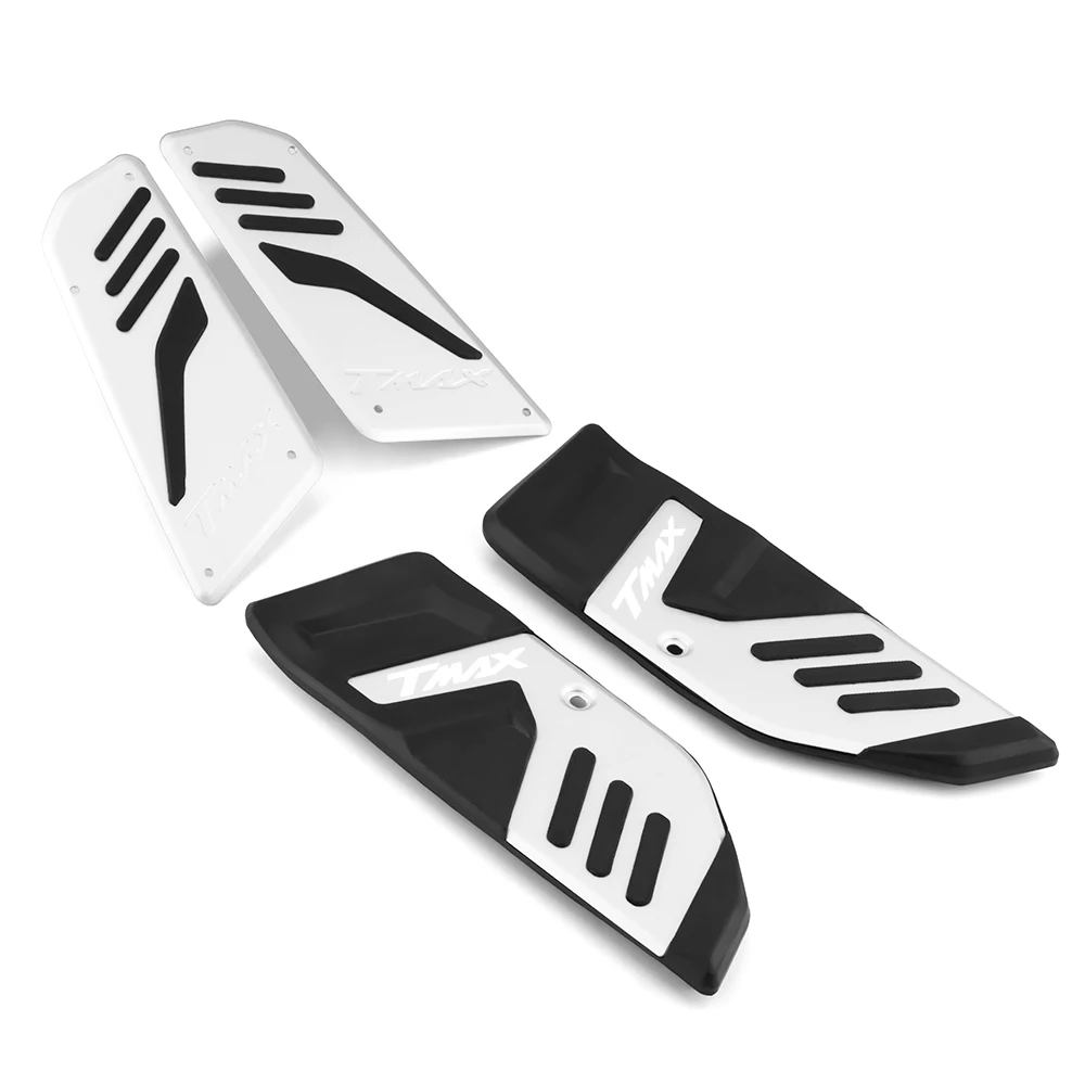 Motorcycle Footboard Steps Motorbike Foot Footrest Pegs Plate Pads For Yamaha T-MAX 530 SX/DX 2017 2018 2019 2020 2021 2022 2023