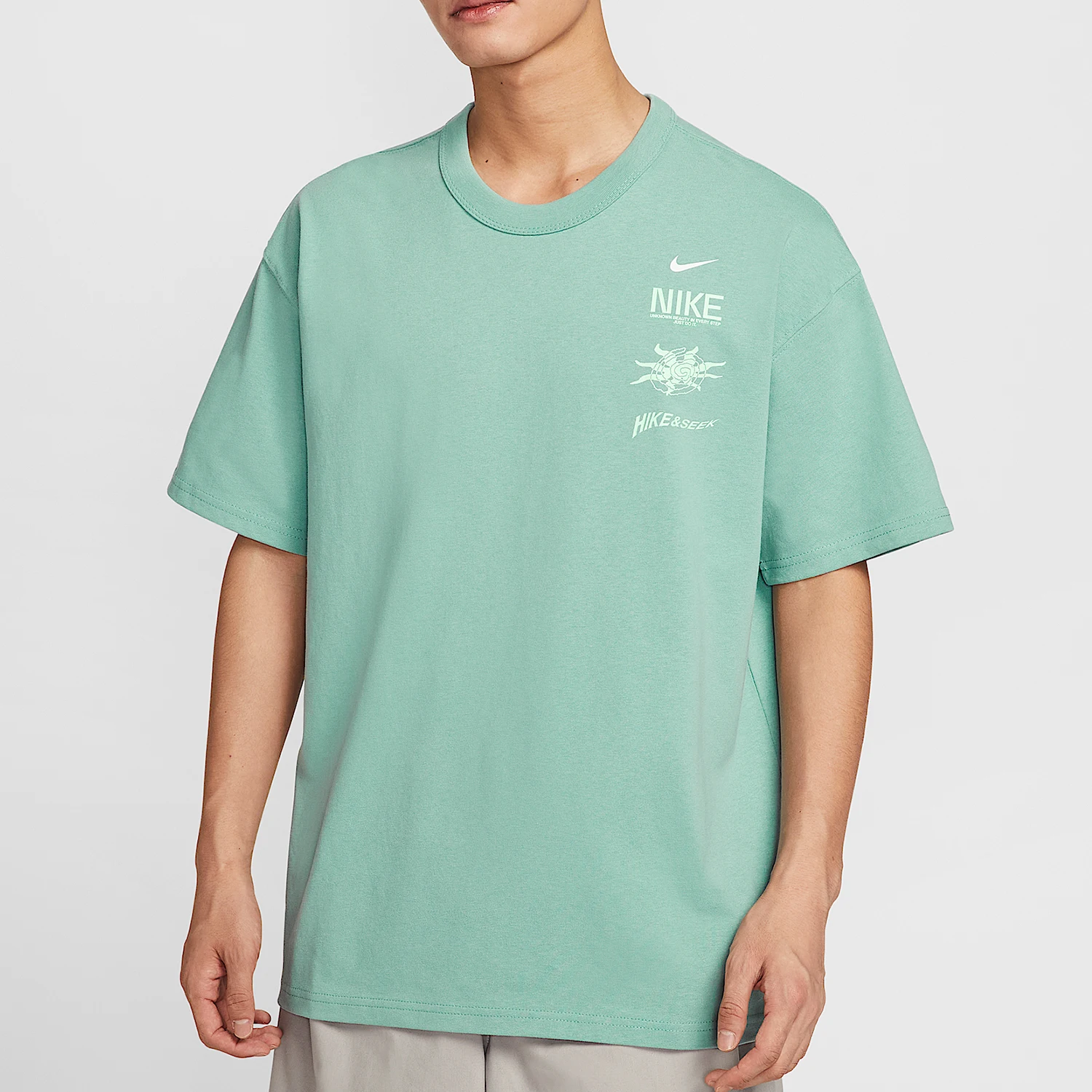 

Nike Genuine 2025 Men's Thick Knit Oversized T-shirt IH8659-017