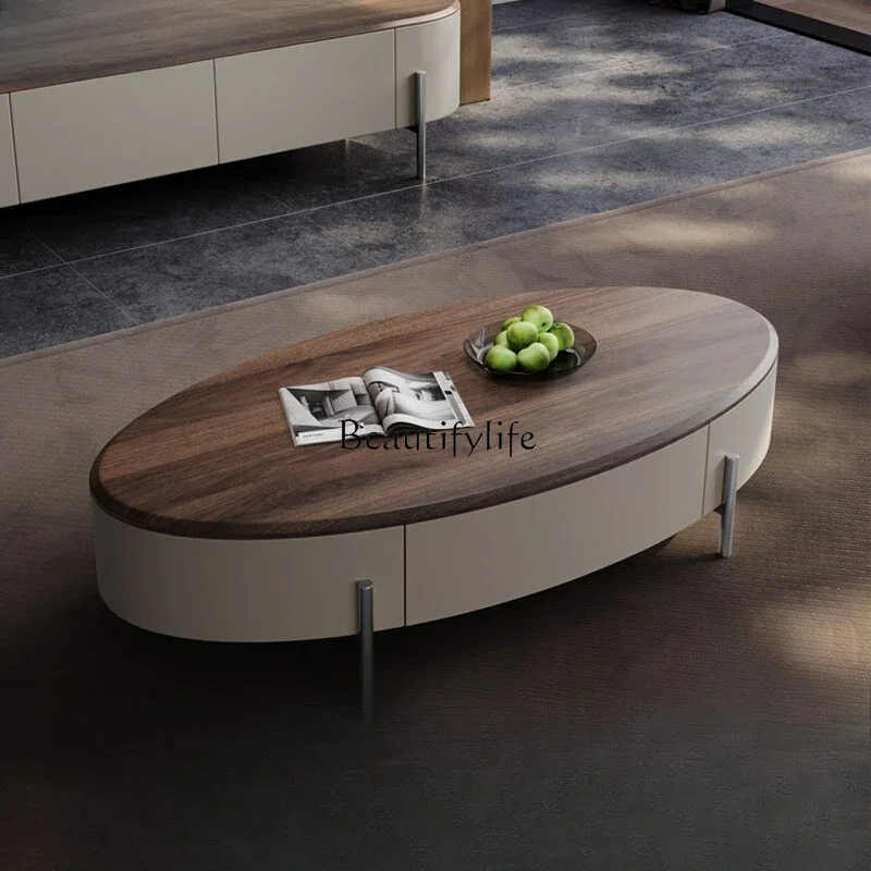 

Solid wood coffee table living room household