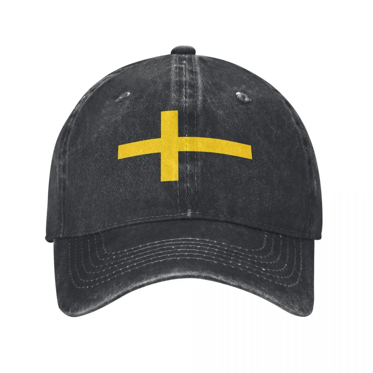 

Sverige Flagga Cool Svenska Flaggor demin Cap Outdoor Adventures Men's Cap Cap Man Summer