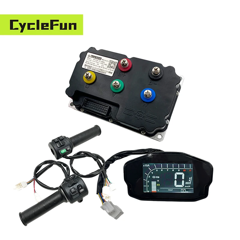 DC 350A ND72530 正弦波ファードライバーコントローラー Bluetooth と DKD ディスプレイとスロットル電動スクーター E-バイクアクセサリー