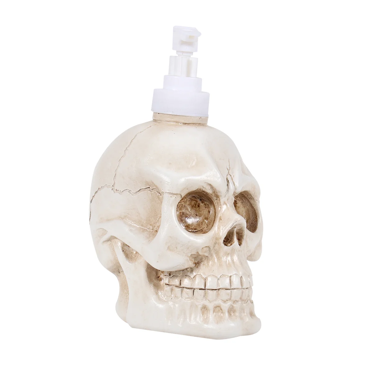 350 Ml Dish Soap Dispenser Hand Skull Shaped Memory Bottle Household Refillable Liquid Sub-bottle Bottling White