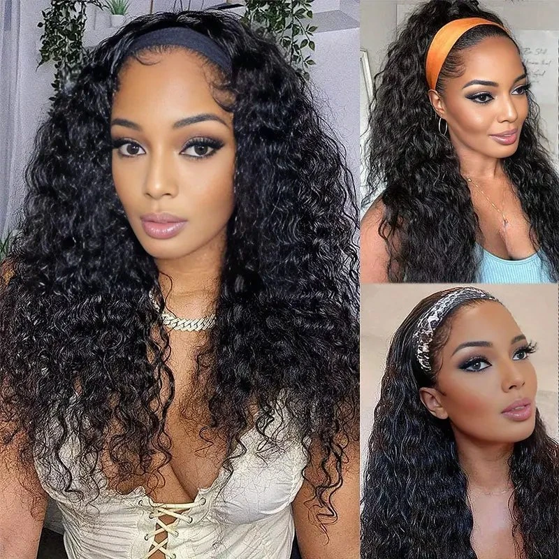 Rosabeauty Deep Wave 150 180 Density HD 13X6 Transparent Water Wave Lace Frontal Wigs 30 40 Inch 13X4 Front Human Hair Wigs