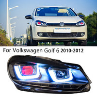 Head Lamp for VW Golf 6 Golf6 2010-2012 Magotan B8 2017-2020 LED Headlight  DRL Turn Signal High Beam Angel Eye Projector Lens