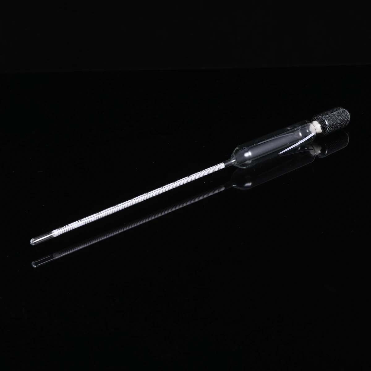 2Pcs Glass Hydrometer Floating Densitometer Accurate Aquarium Salinity Temperature Meter for Fish Tank Testing Measurement