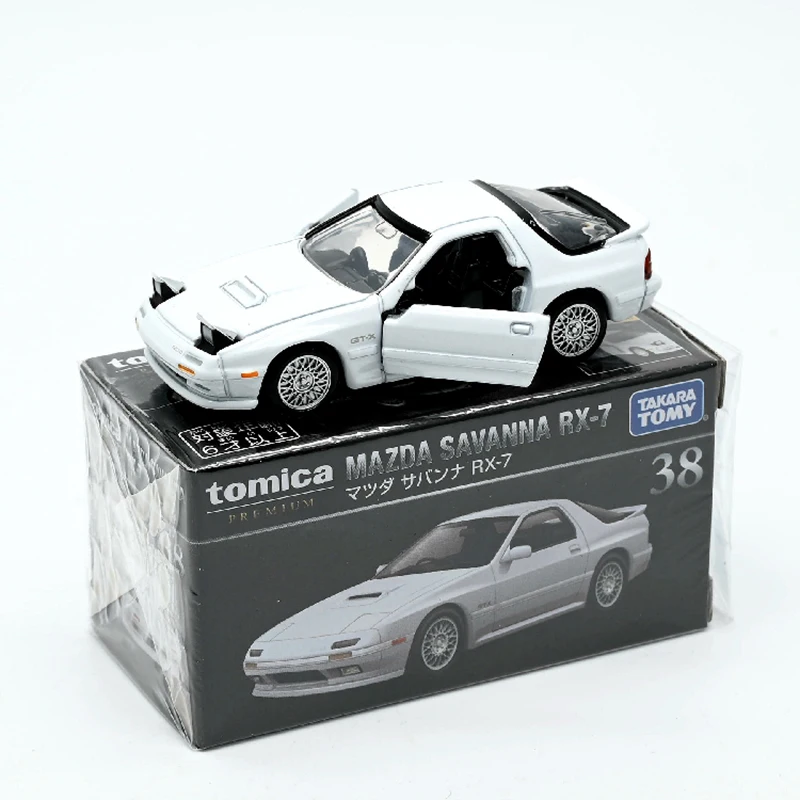 7CM Diecast Mazda SAVANNA RX7 RX-7 Alloy Car Model Toy Collectible Metal Vehicle Collection DIY Ornament Hobby & Toys