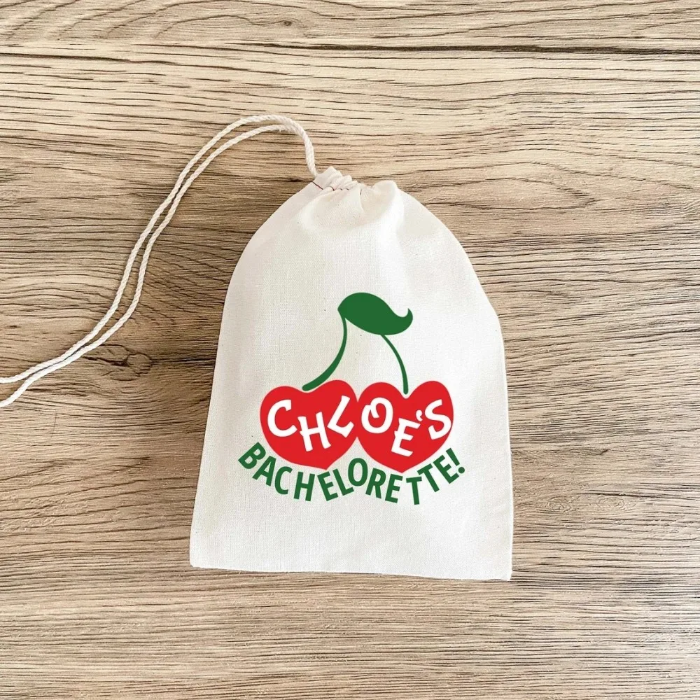 20 pcs Cherry Bachelorette Party-Cherry Hangover Kit Bags-Bachelorette Gift Bags-Hangover Kit-Retro Bachelorette-Palm Springs