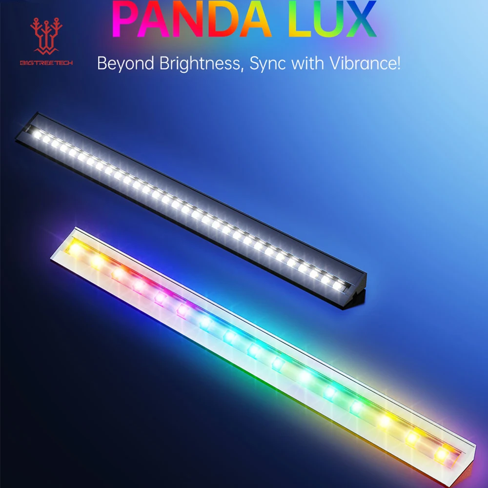 

BIGTREETECH Panda LUX RGB PX Light Bar Kit Magnetic Mounting App Control H2D Style Status Indicator For Bambu Lab P1 X1